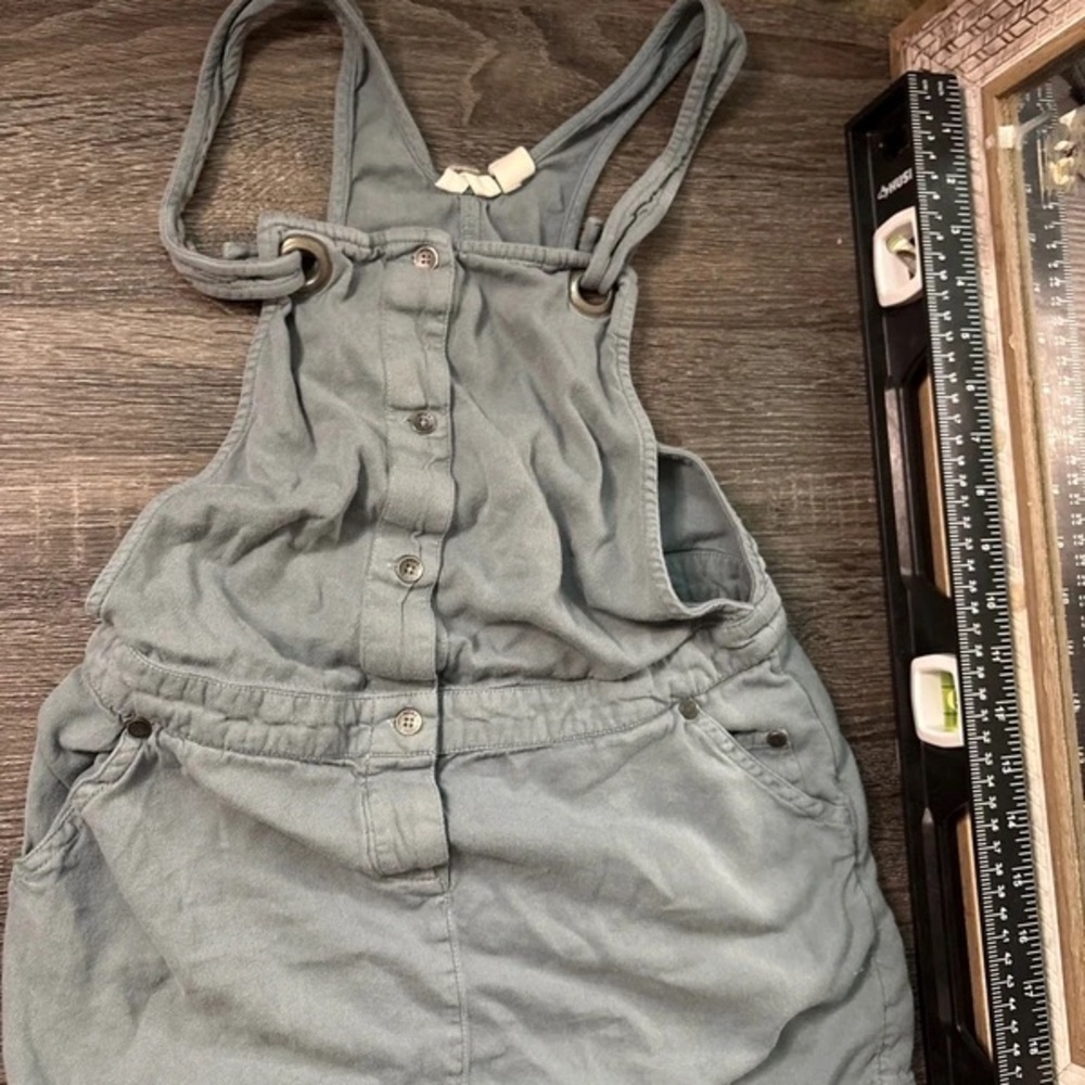 Roxy Kids Light Gray Overalls Jumper